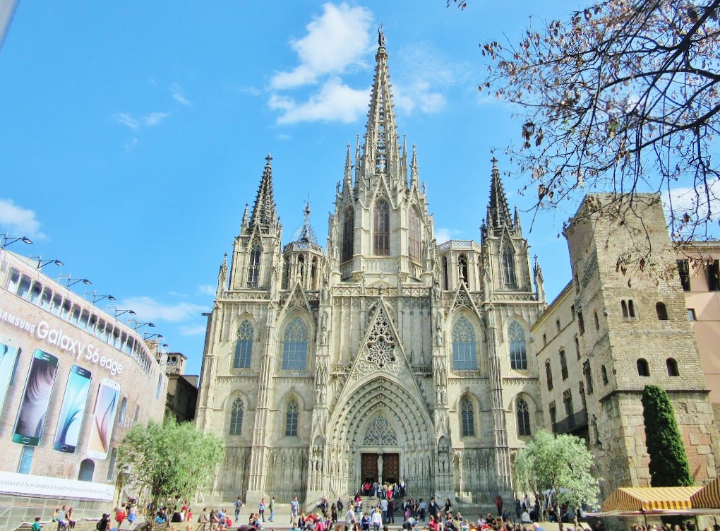 Cathédrale de Barcelone : Eglise : Catedral (Cathédrale) Sainte-Croix
