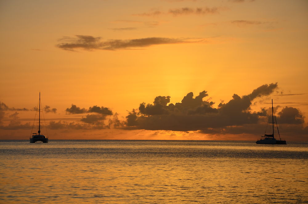 Coucher de soleil à Gibbs Bay