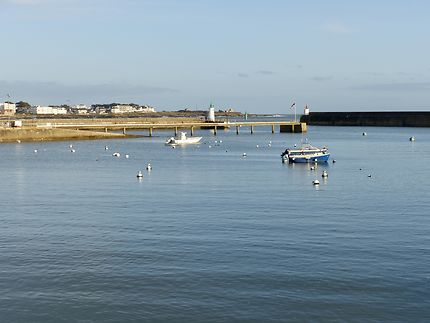 Le port bien paisible de Quiberon