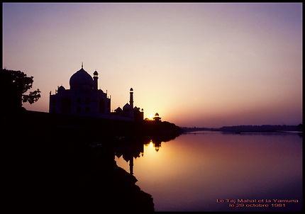 Les berges de la Yamuna au Taj Mahal
