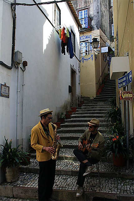Musiciens dans les rues de Sintra