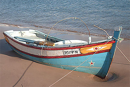 Ferragudo village de pêcheurs dans la région de l'Algarve au Portugal