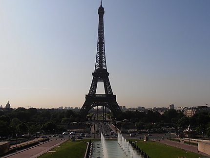 Tour Eiffel vue du Trocadéro 
