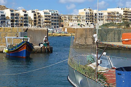 Pêcheur à Gozo