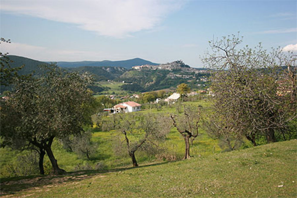 Vue sur la campagne d'Amelia