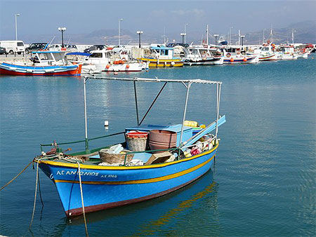 Barque de pêcheur à Sitia