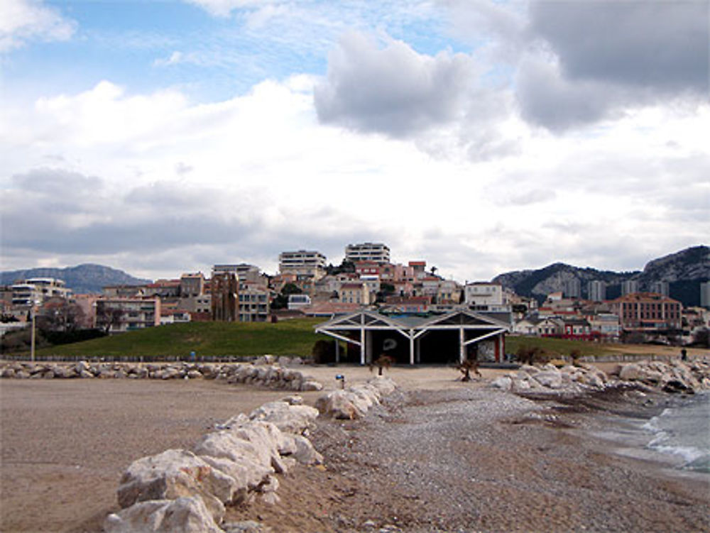 Marseille. Plage de la pointe-rouge