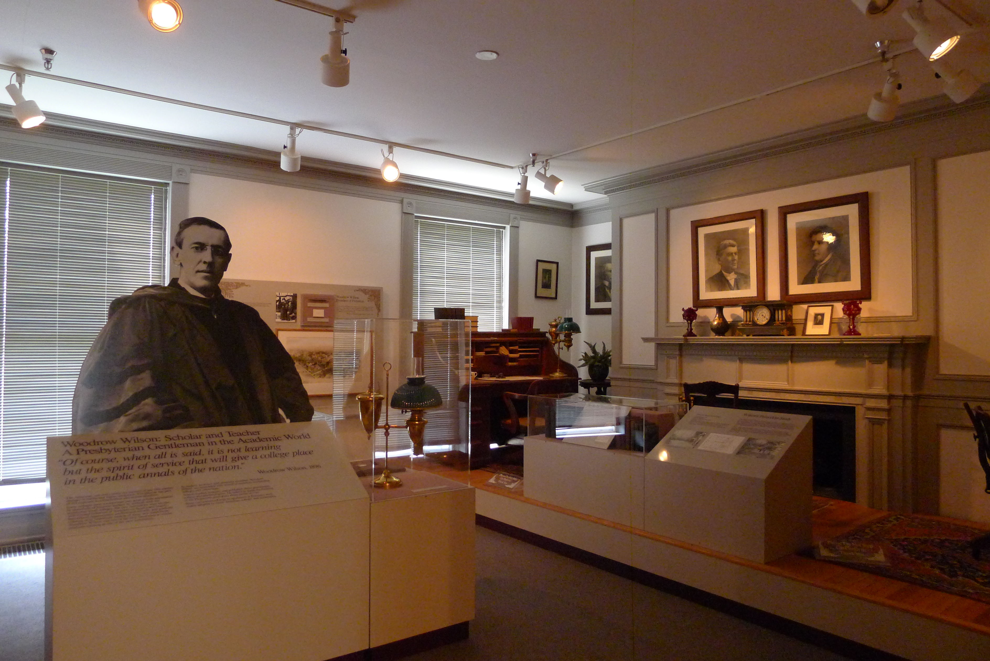 Intérieur du musée Woodrow Wilson - Staunton, VA