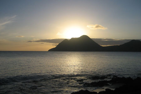 Coucher de soleil au Diamant Coucher de soleil au Diamant