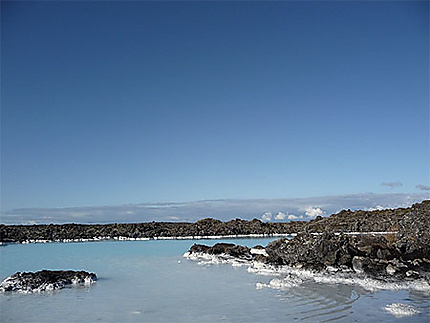 Blue lagoon près de reykjavik
