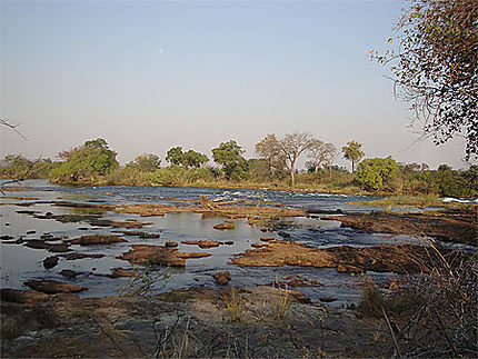 Le Zambèze avant les chutes