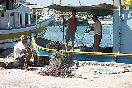 Pêcheurs à Marsaxlokk