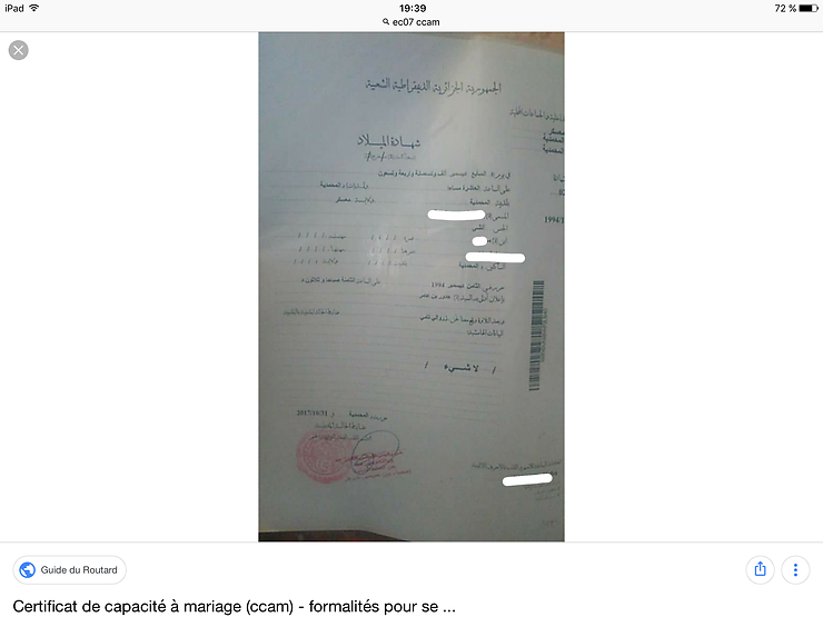 Formulaire De Demande De Certificat De Capacité Mariage Maroc