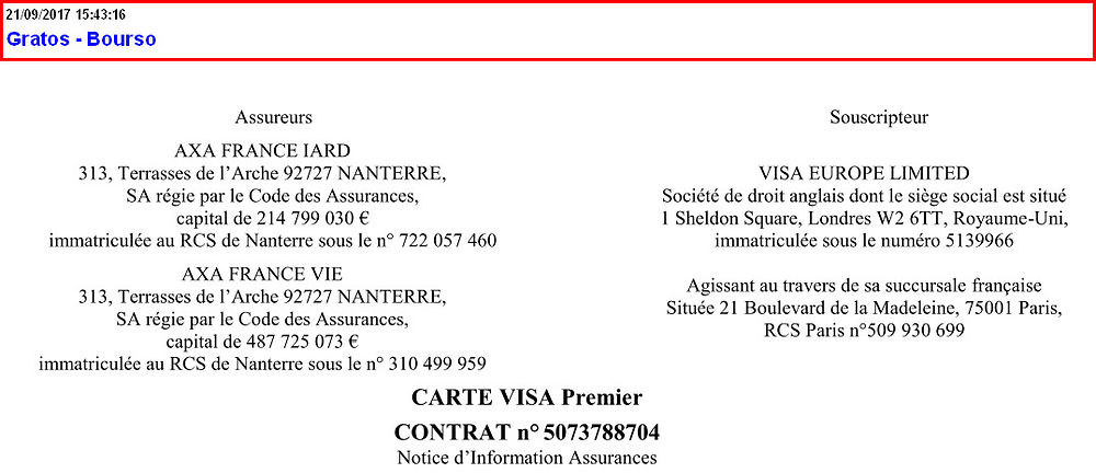 C'est same same but different au niveau du tarif de la carte bancaire ! ;-) - H@rd