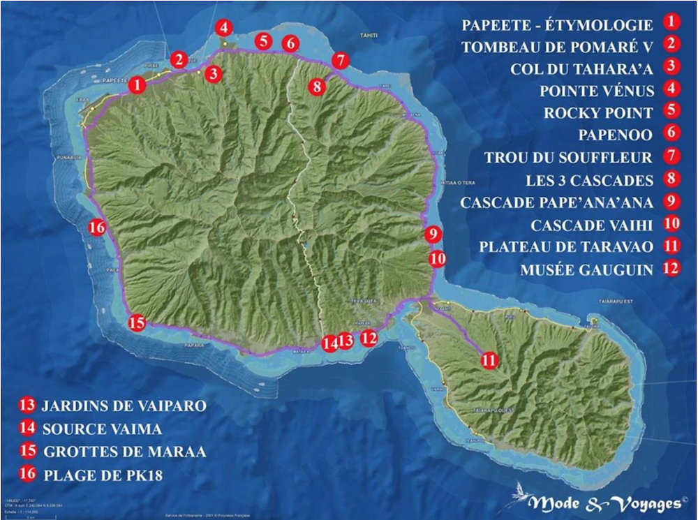 Retour de POLYNÉSIE : TAHITI (Suite) - PATOUTAILLE