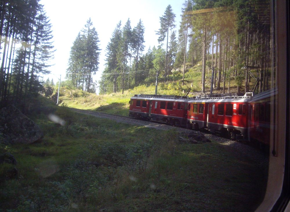 Avec le train Bernina Express de Chur jusqu’à Tirano (Italie) - Zoreillette