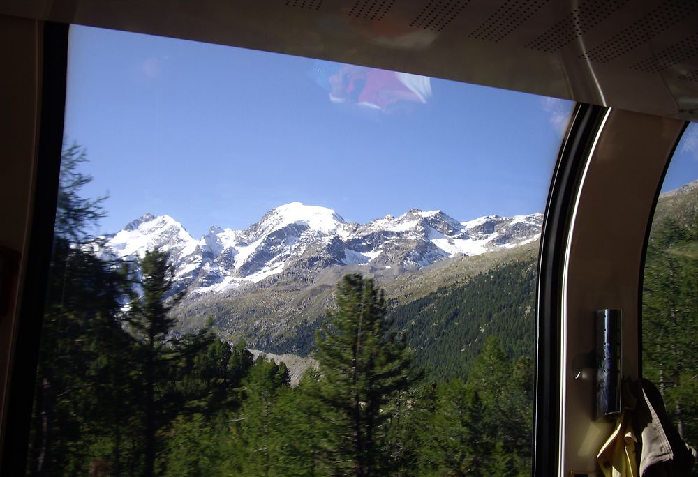 Avec le train Bernina Express de Chur jusqu’à Tirano (Italie) - Zoreillette