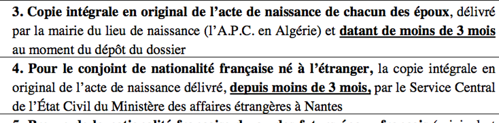 Re: Certificat de capacité à mariage (ccam) - formalités pour se marier en Algerie - nabjij78
