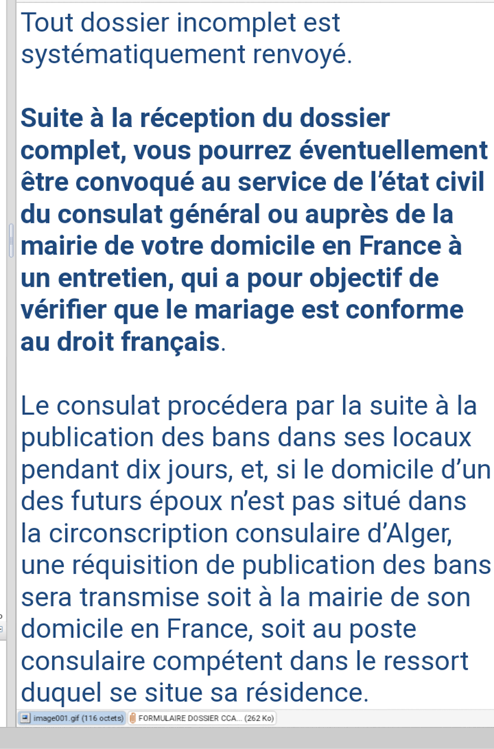 Re: Certificat de capacité à mariage (ccam) - formalités pour se marier en Algerie - NABILA-NABILA