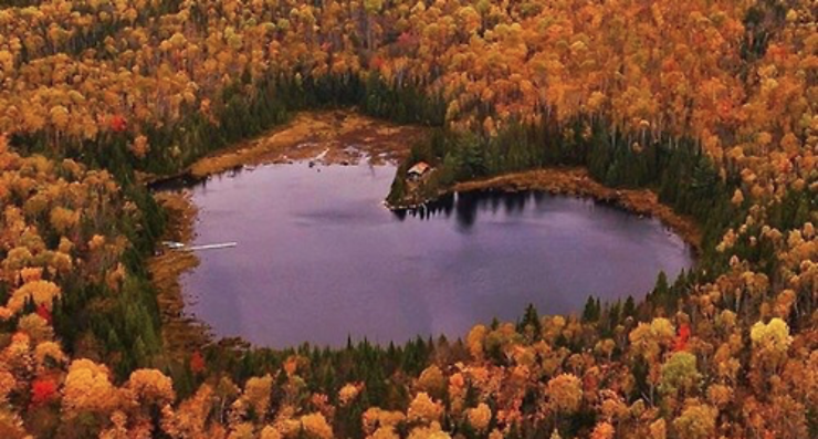 Lac en forme de coeur : Forum Québec - Routard.com