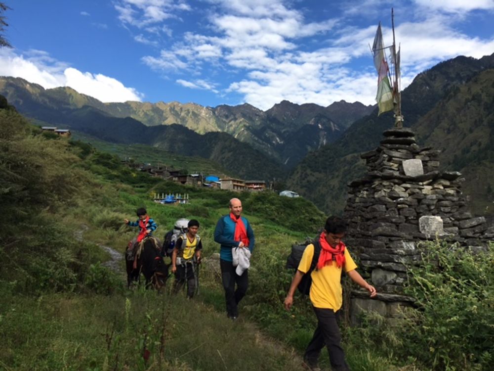 Retour de Trek (Tamang Heritage Trail) avec enfant 4 ans et cheval - Yannick Shanghai