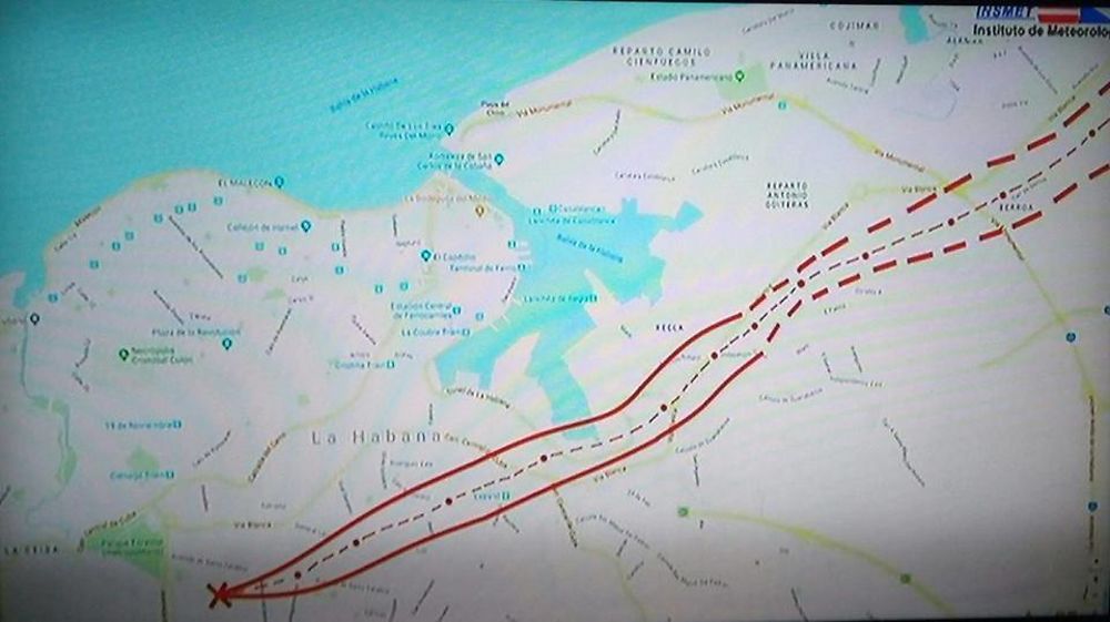 la vérité sur le trajet de la tornade (ce n est pas un ouragan !)  - viajecuba
