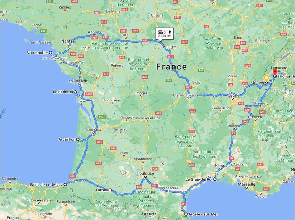 idée de road trip avec 4 enfants (5,7,10,13) - pleclercq74
