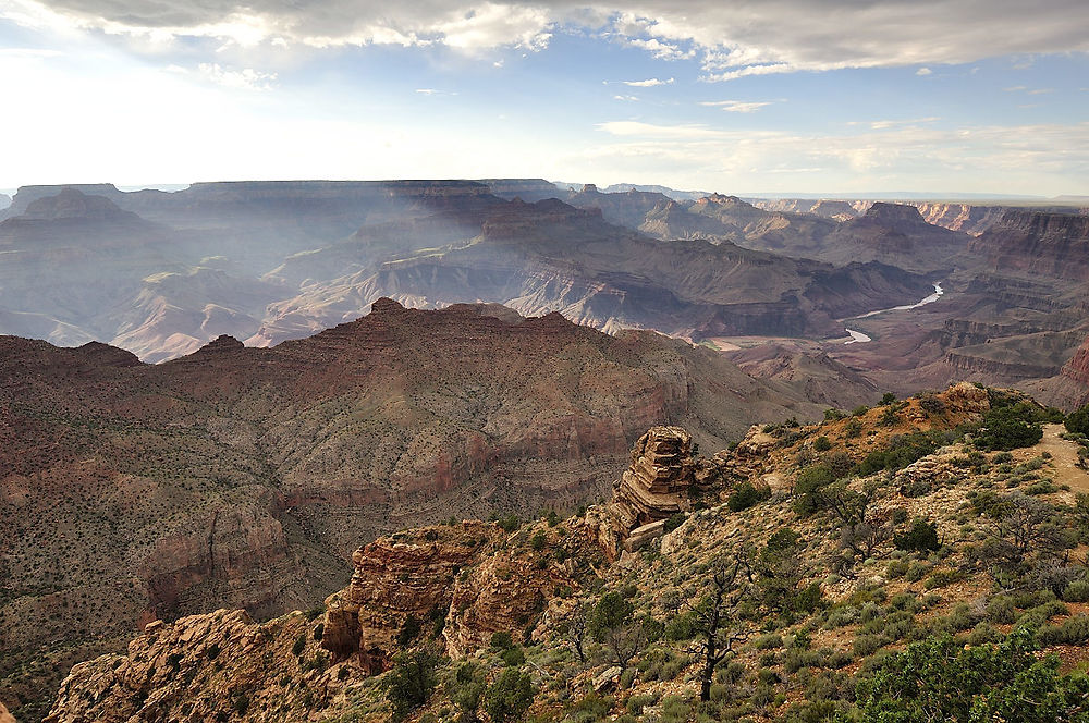 Dimanche 9 août : (suite) Grand Canyon South Rim - darth