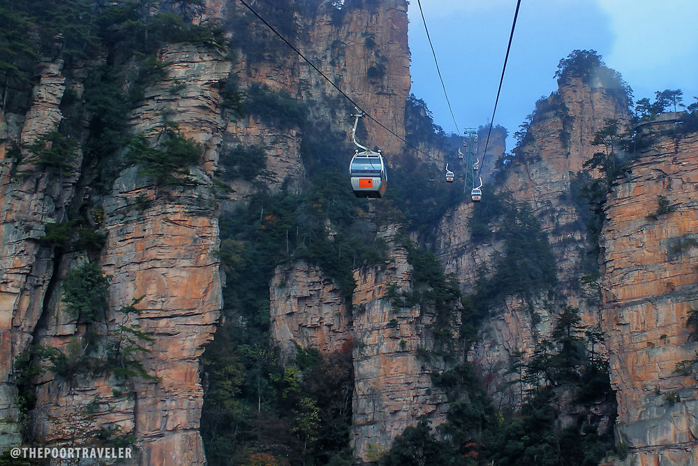La région des Tianzi mountains (film Avatar) depuis Guilin - Mrjo