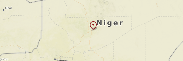 Carte Région d'Agadez - Niger