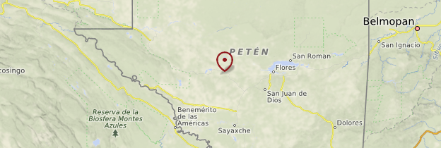 Carte Petén - Guatemala