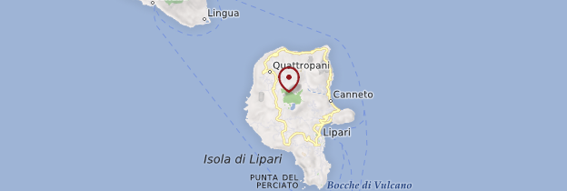 Carte Îles Éoliennes - Sicile