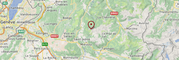 Carte Haute-Savoie - Alpes