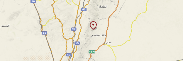 Carte Route du Roi - Jordanie