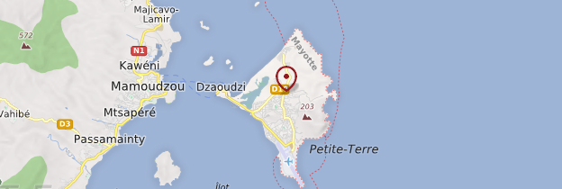 Carte Petite-Terre - Mayotte