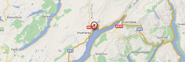 Carte Inveraray - Écosse