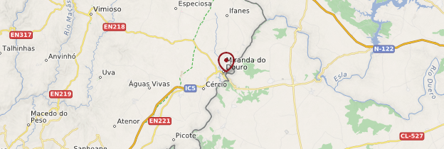 Carte Miranda do Douro - Portugal