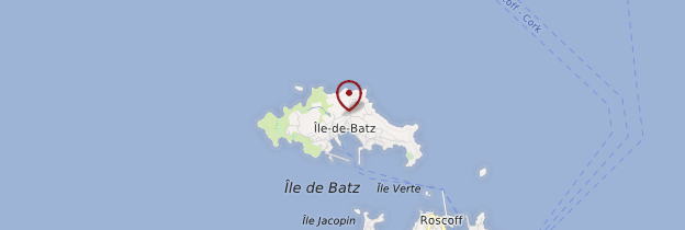 Carte Île de Batz (Enez-Vaz) - Bretagne