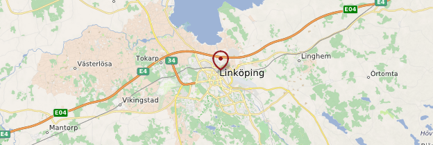 Carte Linköping - Suède