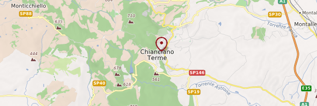 Carte Chianciano Terme - Toscane