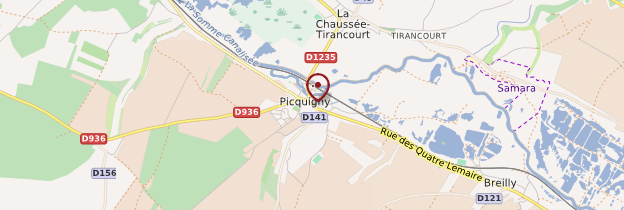 Carte Picquigny - Picardie