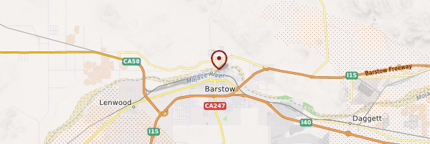 Carte Barstow - Californie