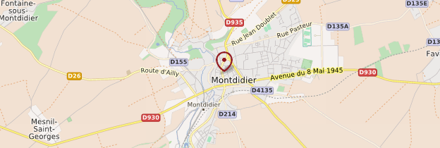 Carte Montdidier - Picardie