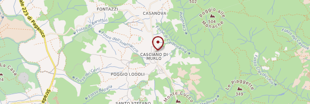Carte Casciano - Toscane