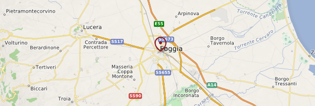 Carte Foggia - Pouilles