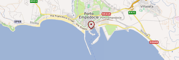 Carte Porto Empedocle - Sicile