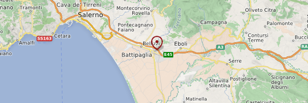 Carte Battipaglia - Italie