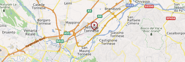 Carte Settimo Torinese - Italie