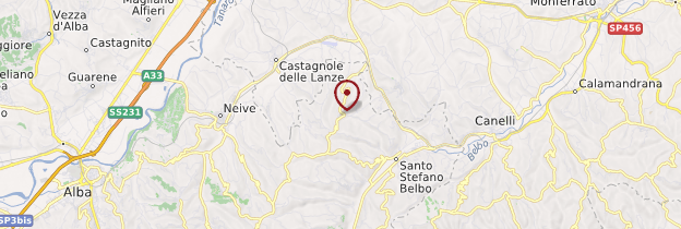 Carte Castiglione Tinella - Italie