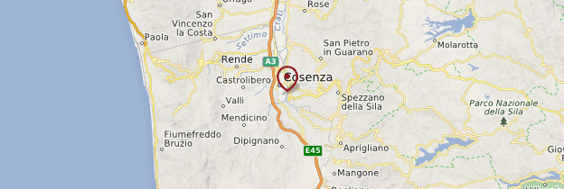 Carte Cosenza - Italie
